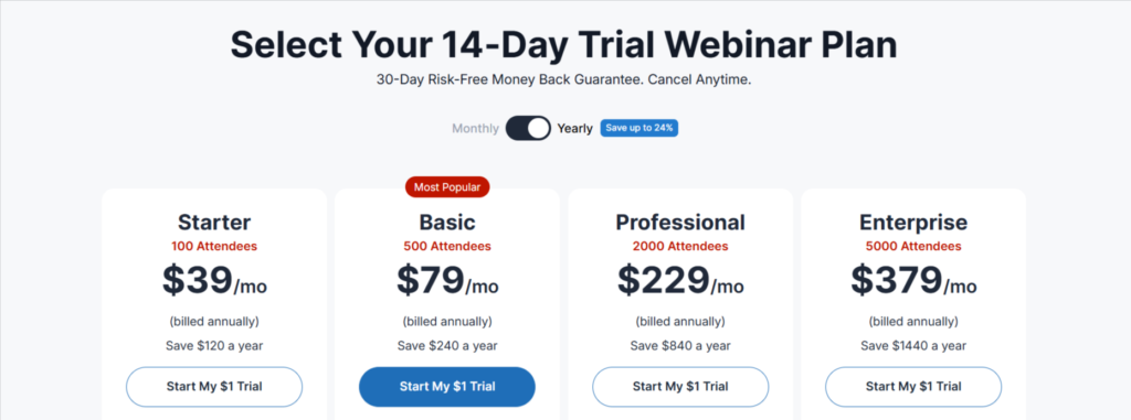 WebinarJam Free Trial